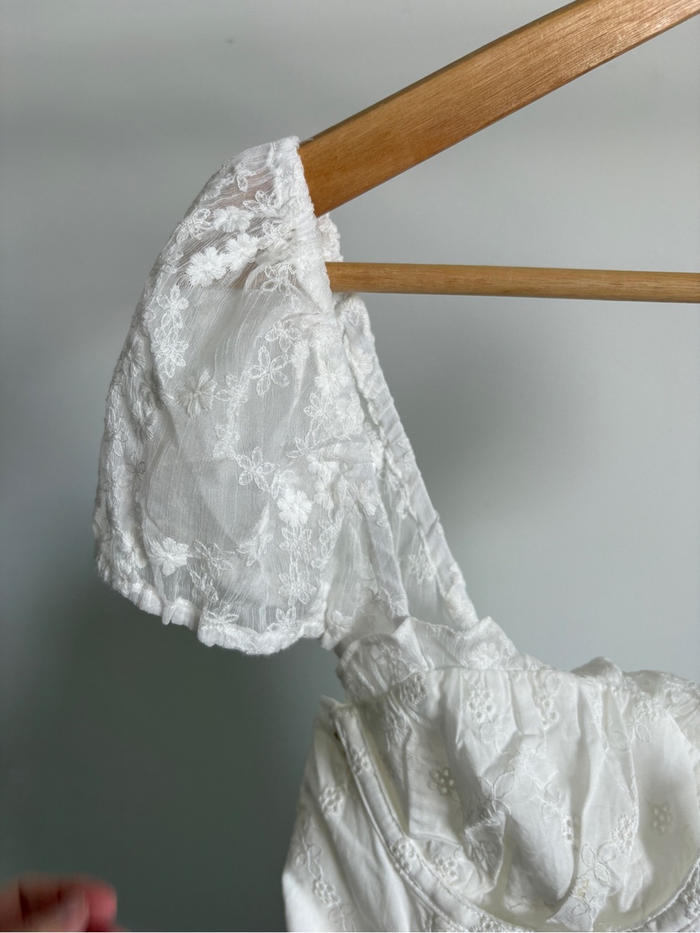 $319 NWT For Love & Lemons “Morgan” Corset Mini Dress in White Sz Small - Picture 7 of 16